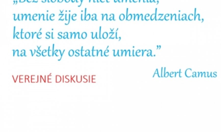 VEREJNÉ DISKUSIE K TÉMAM Z KAUZY DIVADLA ŠTÚDIO TANCA